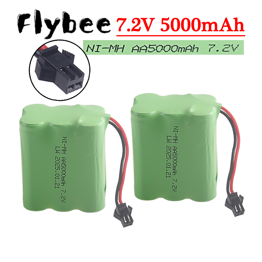 Rc And Hobby - (Plugue SM-2P) 7.2v 5000mah bateria nimh