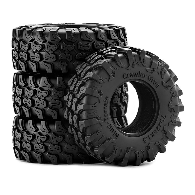 Wheel Rim Rc - Pneus WOWFU-4PCS para RC Crawler de