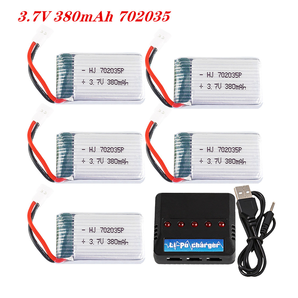 Rc And Hobby - 3.7v 380mah 702035 lipo bateria recarregável