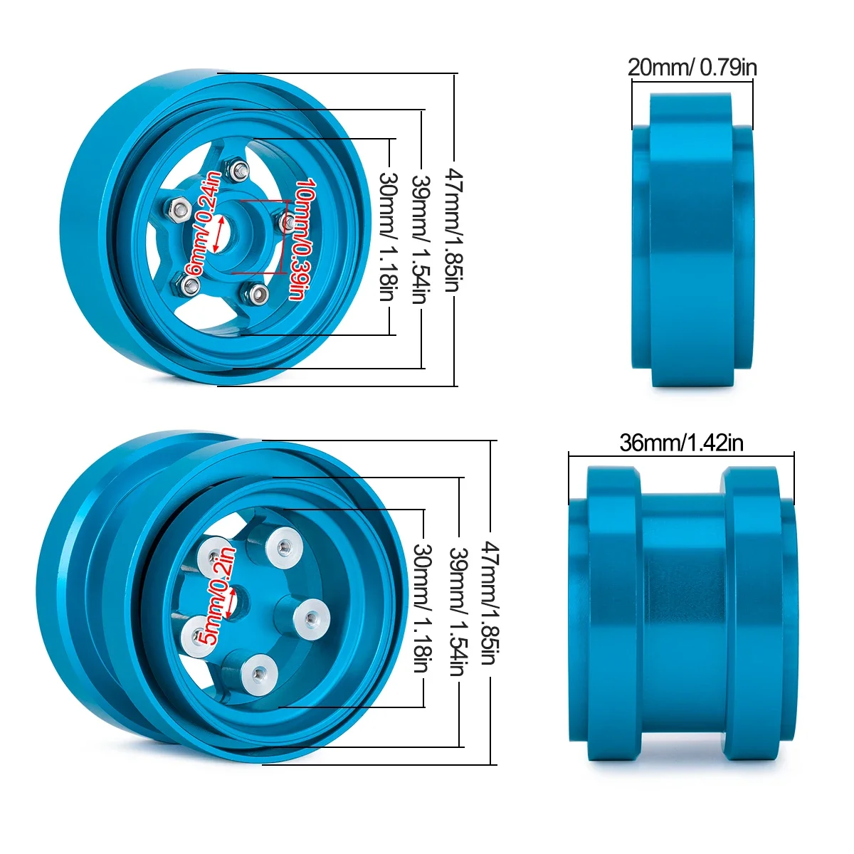 Cubo de aro da roda dianteiro  - Wheel Rim Rc avaliação e preço