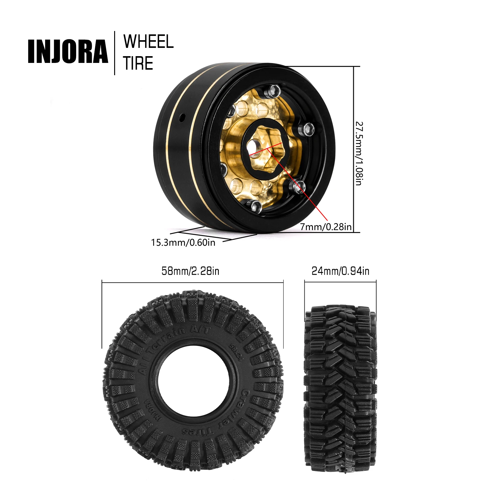 Injora conjunto de pneus de ro - Rc Tire Foam Insert avaliação e preço
